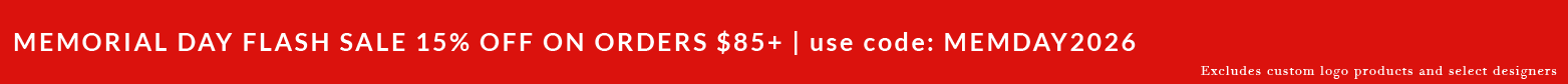 Memorial Day Flash Sale: Save 15% on orders $85+ | Use code: MEMDAY2026